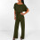 Damen Sommer Kurzarm Jumpsuit Hose 1