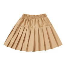 Mädchen-Tennis-Skort mit Taschen, khaki, Größe 2-3 Jahre