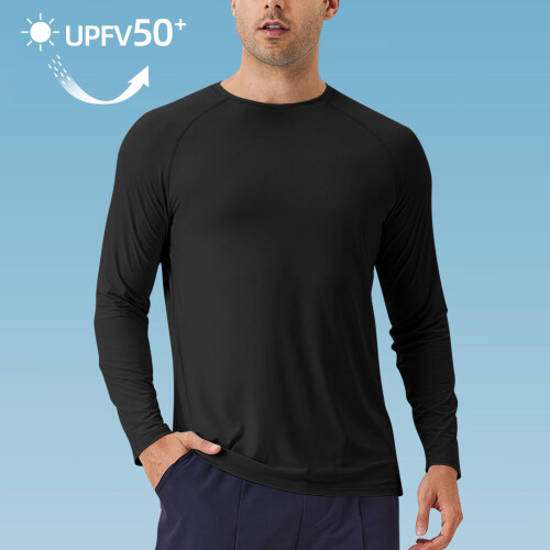 Herren Langarmshirt mit UPF50+ Sonnenschutz 1