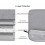Laptop case canvas 13.3 inch grey 7