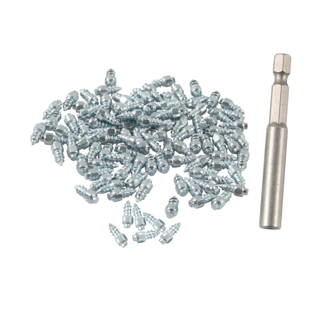 Tire Studs Carbide Anti-Slip Screws 100 Pcs 4X9mm 9178400607608