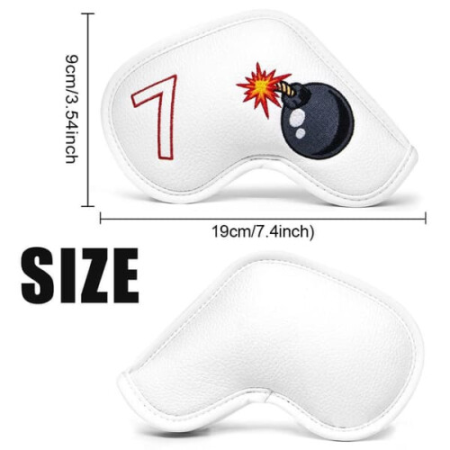 Golf Driver Head Cover Red Wood Cover 1pc 2