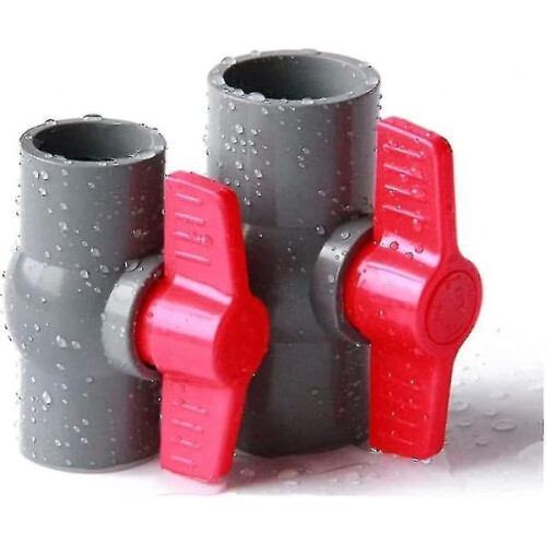 PVC-kulventil, plastkulventil 32 mm 2