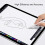 Película com textura de papel, compatível com Samsung Galaxy Tab A8, A7 Lite, A9 Plus, S6 Lite, S7 FE, S8, S9 Plus, A10.1, 10.5, 9.7 e Tab S7 Plus 3