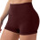 Høylivede bikershorts til dame, pustende, tettsittende passform1 2