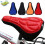 Children's Bicycle Saddle Padded Gel Cushion Red 4
