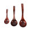 Wooden Cooking Spoons Assorted Colors 3 pcs 1