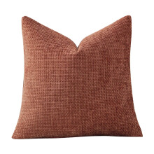 Chenille-Kissenbezüge 45 x 45 cm, weich und strukturiert