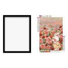 Diamond Art Magnetic Photo Frame 30x40 cm Style 12