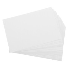 Κενές Λευκές Βαριές Κάρτες 15x10cm 25 τεμάχια