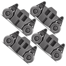 4PCS W10195416 Dishwasher Wheels Lower Rack for Dish Rack Replacement Parts
