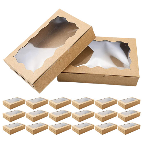 Dessertæsker Papir Elegant Design 20 stk