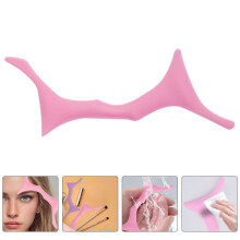Wenkbrauwstencil roze siliconen 1 stuk