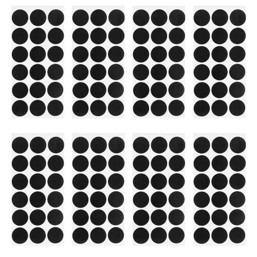 Black Round Paper Targets 900 Pieces