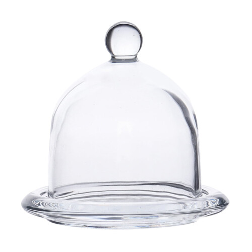 Mini présentoir à gâteaux avec cloche en verre