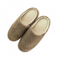 Pantoufles d'intérieur antidérapantes en coton biologique pour femmes avec mémoire de forme