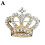 Καρφίτσα Queen Crown με χρυσό και ασήμι, βασιλικό σχέδιο 1