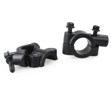 Aluminium Motorcycle Mirror Adapter Pair 5x4x2cm