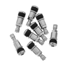 Valves de pneus de moto en acier inoxydable (lot de 8)