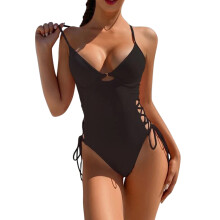 Costume de baie dintr-o singură piesă pentru femei, culoare uni