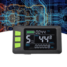 P3C LCD-Display InstrumentpanelsmäTare FäRgglad SkäRm 24V-60V ElcykelmäTare för Elektrisk Skoter(SM-Kontakt 6PIN)