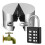 WRITWAA Gartenhahnschloss aus Metall, 1 Set 1