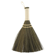 Petit balai tressé en paille, fait main, 1 pièce