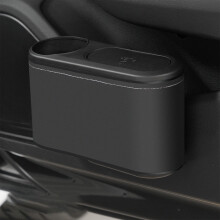 Poubelle de voiture pour portières et porte-gobelets arrière (1 pièce)