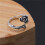 Kvinders retro punk slange drage ringsæt sølvlegering 1