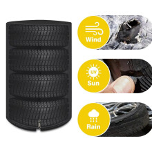 Funda para neumáticos resistente al agua, a prueba de viento y ajustable.