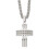 Collier croix en acier inoxydable 1