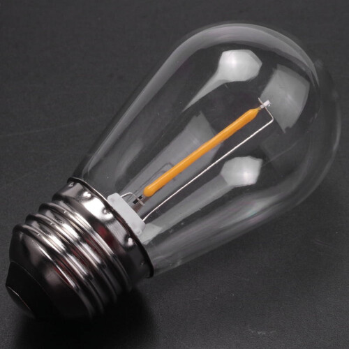 Ampoules LED S14 de remplacement blanc chaud 3V, lot de 15