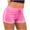 Dames casual yogashorts roze XL 1