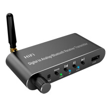 5.1 Receptor Transmisor Audio Converter U-Disk Coxial/Optical To 3.5MM AUX R/L DAC Converter para TV MP3