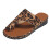 Damen-Plateausandalen, kaffeefarben, Größe 40 1