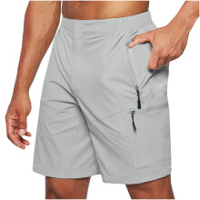Calções cargo masculinos de verão, finos, com vários bolsos, corte casual, tamanho único