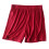 Damen-Baumwoll-Freizeitshorts mit elastischem Bund, Weinrot, XL 1