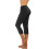 Dam Plus Size Cargo Capris Hög Midja Vida Ben 1