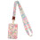 Porte-badge vertical en cuir PU avec cordon 1