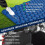 Inflatable Camping Mattress Double Size Peacock Blue 7