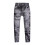Calça legging feminina imitando jeans com bolsos 1