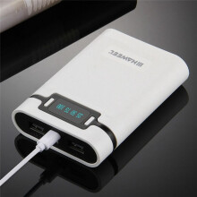 Haweel 4 Piezas 18650 Estuche de Carga de BateríAs Estuche Recargable Material de AnidacióN de EnergíA MóVil Estuche de BateríA USB Dual,
