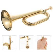 Horn Trumpet Golden Musical Instrument 1 Piece