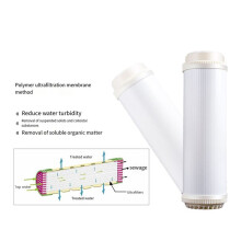 10-Zoll-Sockeltyp UF-Hohlfaser-Ultrafiltrationsmembranen Filter 0,01 Mikrometer High-Flow-Membran UF Dry