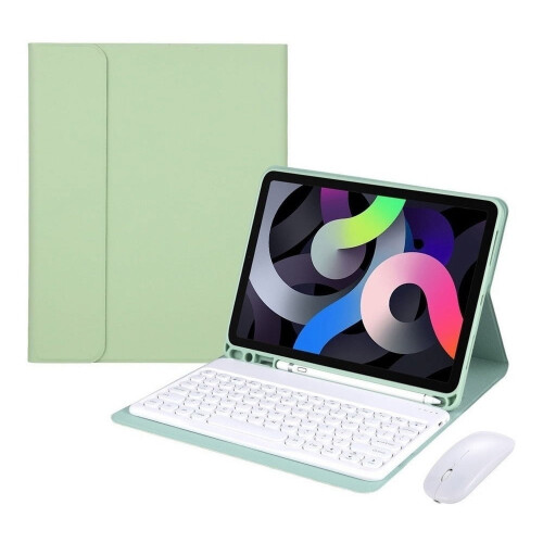 Capa com teclado em espanhol para iPad Air 4 de 10,9 polegadas