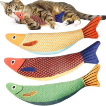 Kattmyntafiskleksak för katter - Interaktiv tugg- och lekleksak
