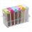 Mini salt- och pepparkar i plast med lock, 2-pack 1