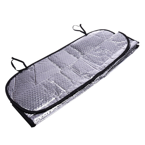 Ueetek UV-blocking car window shades aluminum silver