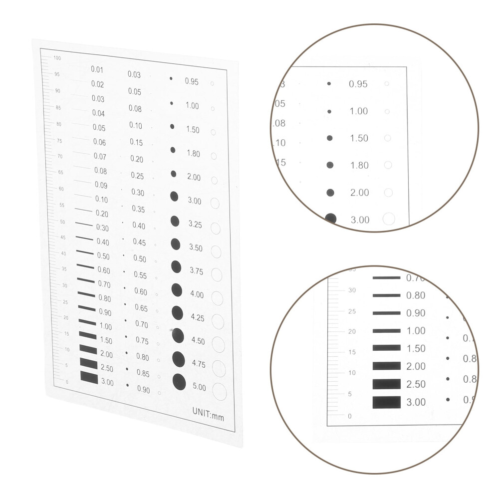 Precision Line Width Defect Measuring Ruler 9555307982791