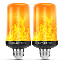 Ampoules LED effet flamme E26/E27 (lot de 2)